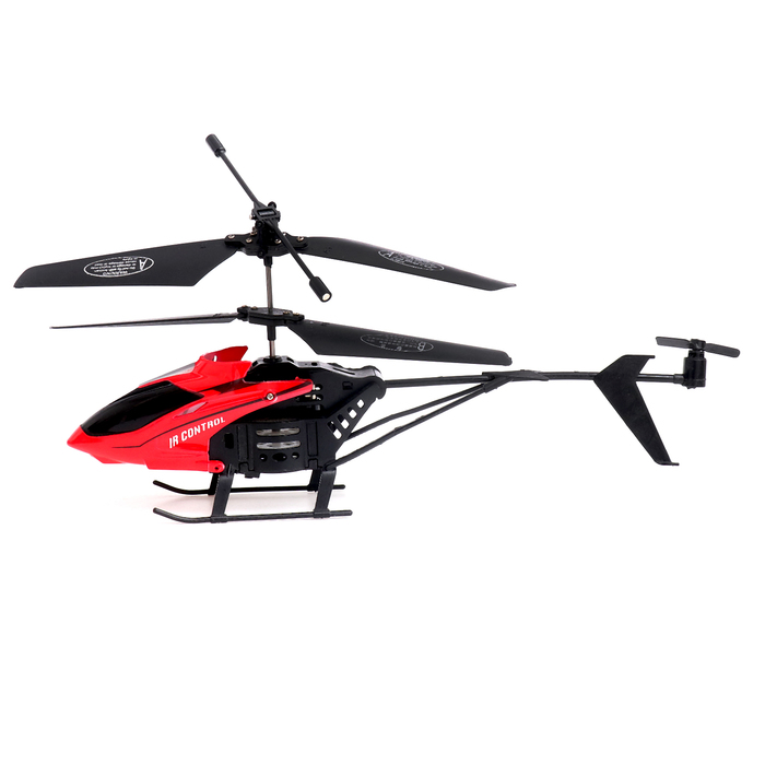 Вертолет радиоуправляемый «Воздушный король», работает от батареек, цвет красный | vlarni-land