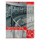 Тетрадь предметная Контрасты, 48 листов в линейку "Литература" со справочным материалом, блок 60 г/м2, гибридный УФ-лак 7801127 - фото 5055711