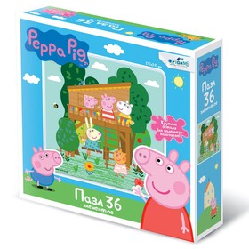 Пазл «Свинка Пеппа: Дом на дереве», 36 элементов