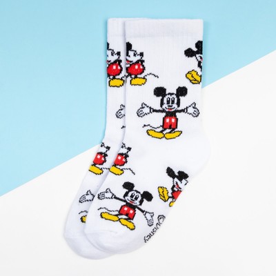 Носки «Микки Маус», Disney, цвет белый, 12-14 см