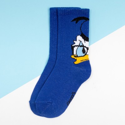 Носки "Donald Duck", Disney, цвет синий, 14-16 см