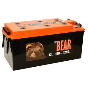 Аккумуляторная батарея Batbear 190 Ач 6СТ-190VLA (черный) (болт), прямая полярность 7913710