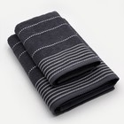 Полотенце махровое 70х130 Скиф,цвет графит, 450г/м хл 100% - фото 801628603