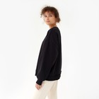 Свитшот женский MINAKU: Casual Collection цвет черный, размер 46-48 - фото 36651