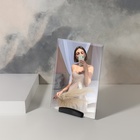 Зеркало настольное, зеркальная поверхность — 15 × 19,5 см, цвет чёрный Зеркало настольное, зеркальная поверхность — 15 × 19,5 см, цвет чёрный