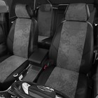 Авточехлы для Hyundai Tucson 4 с 2020-н.в. джип Задние спинка 40 на 60, сиденье единое. Задний подлокотник (молния+чехол), 5 подголовников 7843648 Авточехлы для Hyundai Tucson 4 с 2020-н.в. джип Задние спинка 40 на 60, сиденье единое. Задний подлокотник (молния+чехол), 5 подголовников 7843648