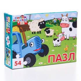 Пазл "Малыши на ферме", Синий трактор, 54 элемента в Донецке