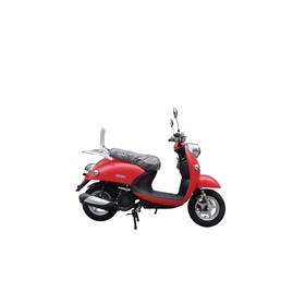 Скутер VENTO RETRO 150, 49cc, сигнализация, красный матовый 7980469