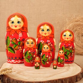 Матрешка "Россияночка", 19 см, 8 кукольная
