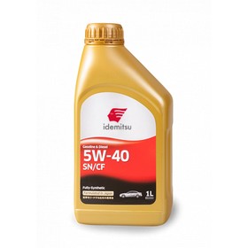 Масло моторное IDEMITSU 5/40 Gasoline&Diesel F-S SN/CF, синтетическое, пластик, 1 л, 7984794