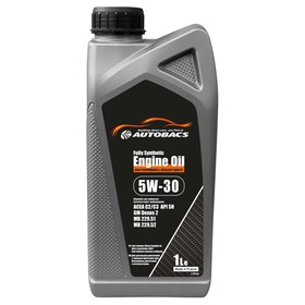 Масло моторное AUTOBACS 5/30 Fully Sinthetic Engine Oil, C2/C3 SN, 1 л, A00032739 7984822