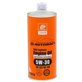 Масло моторное AUTOBACS 5/30 Fully Synthetic, синтетическое, SP/CF/GF-6, 1 л, A00032237 7984826