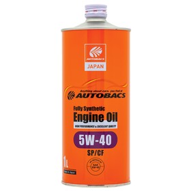 Масло моторное AUTOBACS 5/40 Fully Synthetic, синтетическое, SP/CF, 1 л, A00032241 7984831