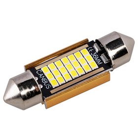 Лампа светодиодная, SKYWAY, T11, (C5W), 12V, 21SMD диод, 1-конт, 36мм, белая