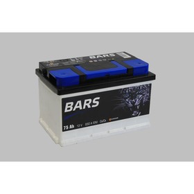 Аккумуляторная батарея BARS 75 Ач 6СТ-75.0 VL (низкая), обратная полярность 7913685
