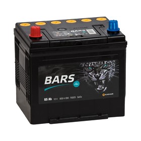 Аккумуляторная батарея BARS ASIA 65 Ач 6СТ-65.1 VL (D23FR), прямая полярность 7913691
