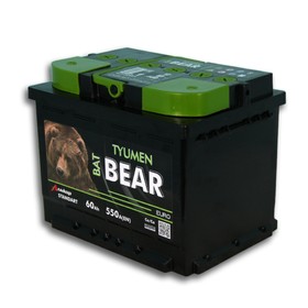 Аккумуляторная батарея Batbear 60 Ач 6СТ-60VLA Ca/Ca, обратная полярность 7913716