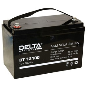 Аккумуляторная батарея Delta 100 Ач 12 Вольт DT 12100 7913726