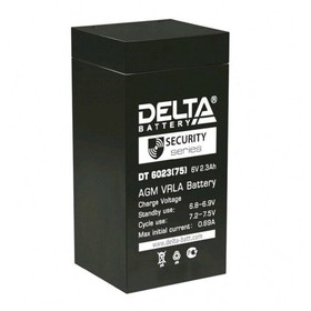 Аккумуляторная батарея Delta 2,3 Ач 6 Вольт DT 6023 (75) 7913733