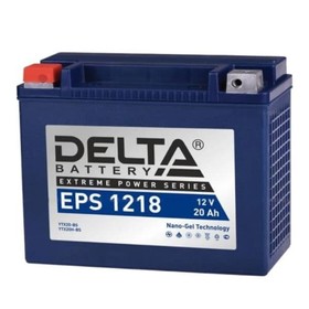 Аккумуляторная батарея Delta 20 Ач EPS 1218 (YTX20-BS), прямая полярность 7913734
