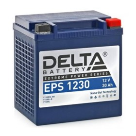 Аккумуляторная батарея Delta 30 Ач EPS 1230 (YTX30L-BS), обратная полярность 7913737