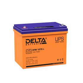 Аккумуляторная батарея Delta 75 Ач 12 Вольт DTM 1275 L 7913742