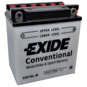 Аккумуляторная батарея Exide 11 Ач EB10L-B (12N10-3B), обратная полярность 7913745