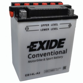 Аккумуляторная батарея Exide 14 Ач EB14L-A2 (12N14-3A), обратная полярность 7913751