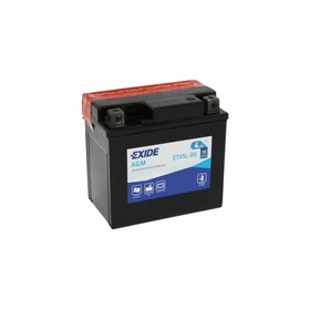 Аккумуляторная батарея Exide 4 Ач ETX5L-BS, обратная полярность 7913761