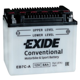 Аккумуляторная батарея Exide 8 Ач EB7-A (YB7-A), прямая полярность 7913771