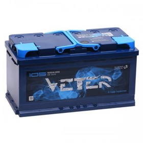 Аккумуляторная батарея Veter 105 Ач 6СТ-105.1 VL, прямая полярность 7913961