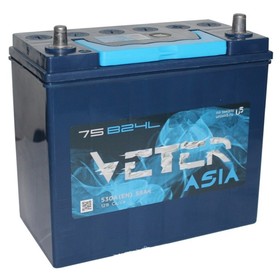 Аккумуляторная батарея Veter Asia 59 Ач 6СТ-59.0 VL 75B24L, обратная полярность 7913974
