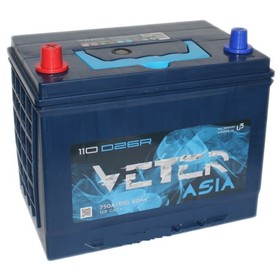 Аккумуляторная батарея Veter Asia 80 Ач 6СТ-80.0 VL 110D26FL, обратная полярность 7913977