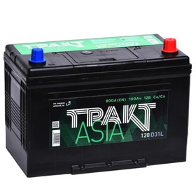 Аккумуляторная батарея Тракт ASIA 100 Ач 6СТ-100.0 VL (D31FL), обратная полярность 7913996