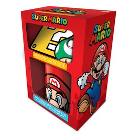Набор подарочный Super Mario: кружка, подставка, брелок