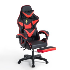 Кресло игровое SL™ DRAGON YS-900 черно-красное, с подставкой для ног