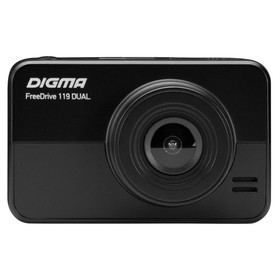 Видеорегистратор Digma FreeDrive 119 DUAL, дисплей  IPS 2,2"1920x1080, 2 камеры, угол 140°