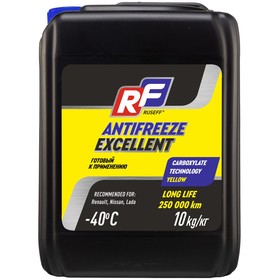 Антифриз ANTIFREEZE EXCELLENT OAT RUSEFF, 10 кг 17375N 7909200