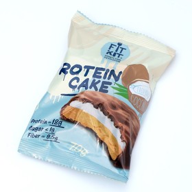 Печенье протеиновое "Fit Kit Protein CAKE" со вкусом тропический кокос , 70 г