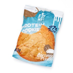 Печенье протеиновое "Fit Kit Protein сookie" со вкусом тропического кокоса , 40 г