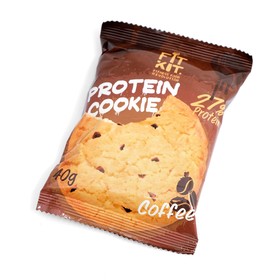 Печенье протеиновое "Fit Kit Protein сookie" со вкусом кофе , 40 г