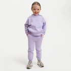 Костюм (толстовка, брюки) KAFTAN "Basic line", р. 36 (134-140), лиловый - фото 801635954