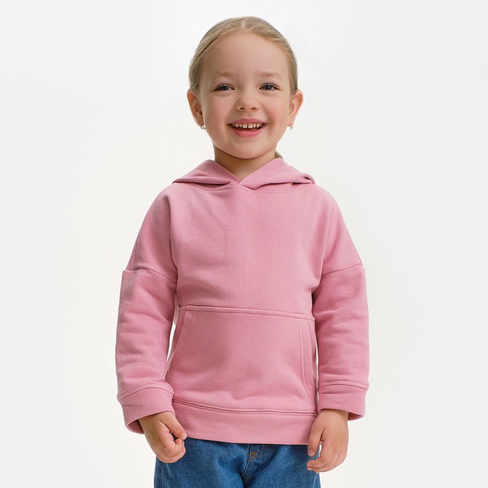 Худи для девочки KAFTAN "Basic line", размер  40 (158-164), цвет розовый - фото 4691336