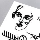 Татуировка на тело "Люби" 10х15 см - фото 801636468