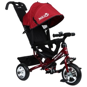 Велосипед трехколесный Micio Classic, колеса EVA 10"/8", цвет бордовый