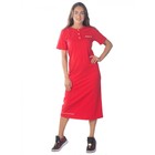 Платье женское W.W.F.H., размер 44, цвет красный - фото 7897557