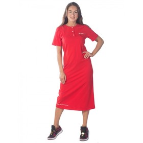 Платье женское W.W.F.H., размер 44, цвет красный
