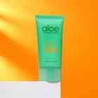 Солнцезащитный крем с алоэ Holika Holika "Aloe Soothing Essence Waterproof Sun Cream", с водостойкой формулой, SPF 50, 70 мл - фото 5172693