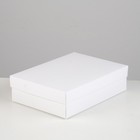 Коробка картонная без окна, белый, 21 х 15 х 5 см, набор 5 шт - фото 4658540