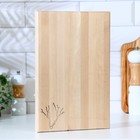 Доска разделочная и сервировочная, береза 30х20х2 см - фото 801640675